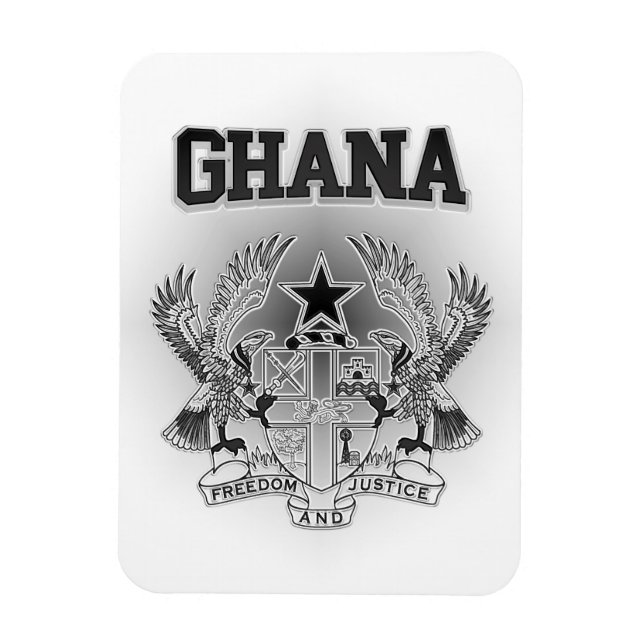 Imán Escudo de armas de Ghana (Vertical)