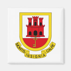 Imán Escudo de armas de Gibraltar