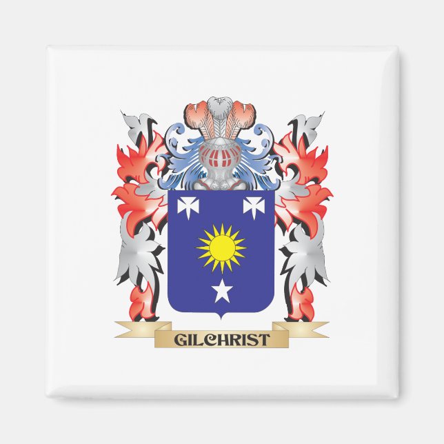 Imán Escudo de armas de Gilchrist - reposo familiar (Frente)