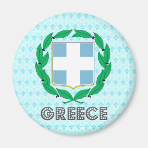 Imán Escudo de armas de Grecia