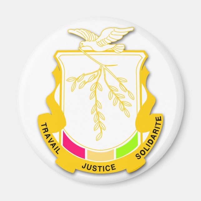 Imán Escudo de armas de Guinea (Frente)