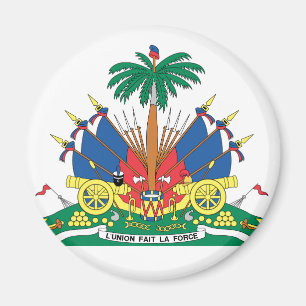 IMÁN ESCUDO DE ARMAS DE HAITÍ -