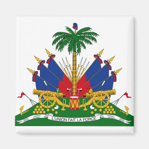 Imán Escudo de armas de Haití (Haití)