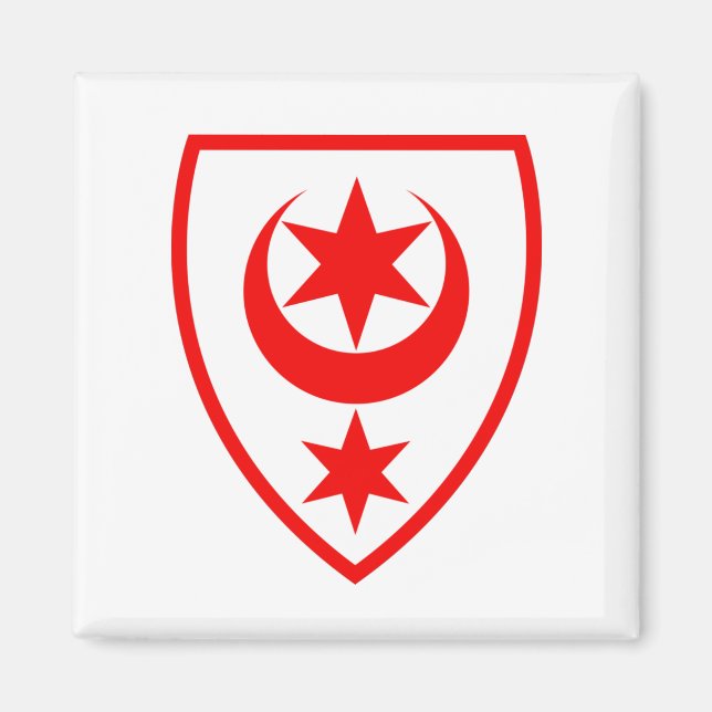 Imán Escudo de armas de Halle (Saale), Alemania (Frente)