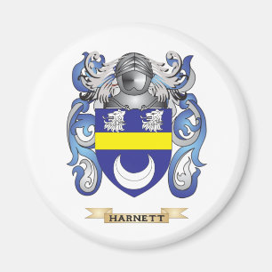 Imán Escudo de armas de Harnett (escudo de la familia)