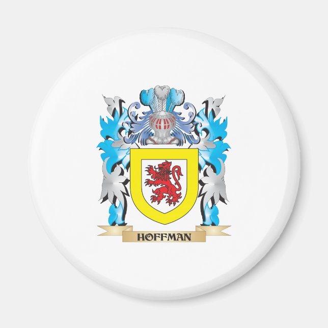 Imán Escudo de armas de Hoffman - Alarma familiar (Frente)
