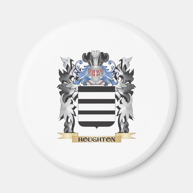 Imán Escudo de armas de Houghton - reposo familiar (Frente)