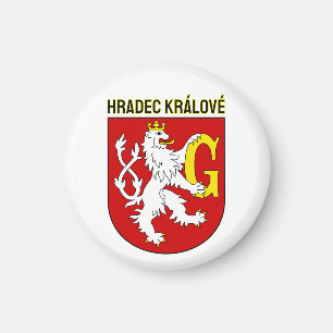 Imán Escudo de armas de Hradec Králové, República Checa
