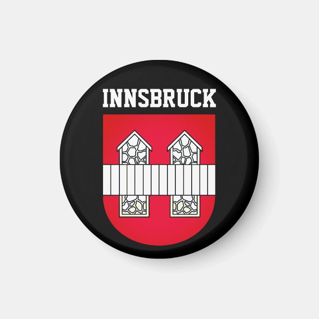 Imán Escudo de armas de Innsbruck - AUSTRIA (Frente)
