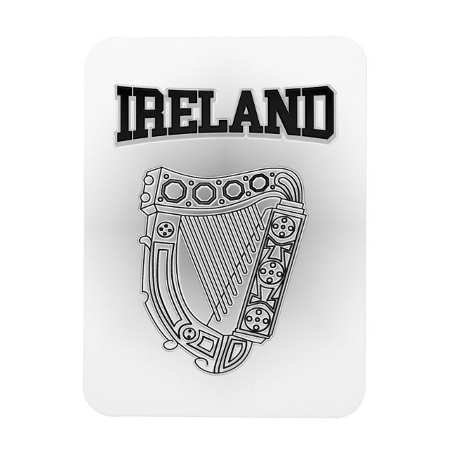 Imán Escudo de armas de Irlanda (Vertical)