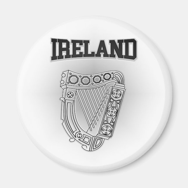 Imán Escudo de armas de Irlanda (Frente)