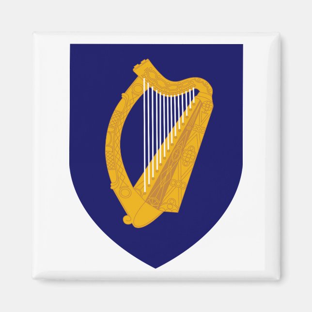 Imán Escudo de armas de Irlanda (Frente)