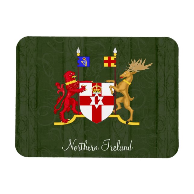 Imán Escudo de armas de Irlanda del Norte (Horizontal)