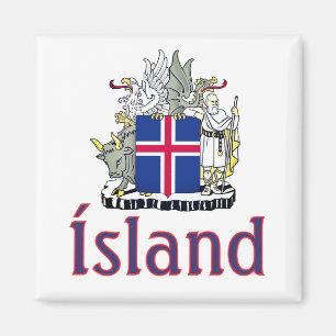 Imán Escudo de Armas de Islandia