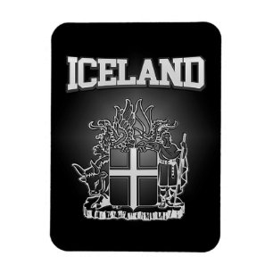 Imán Escudo de armas de Islandia