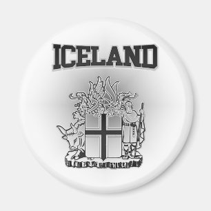 Imán Escudo de armas de Islandia