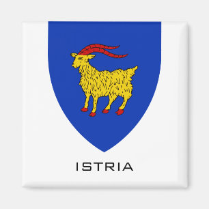 Imán Escudo de Armas de Istria Legado Adriático
