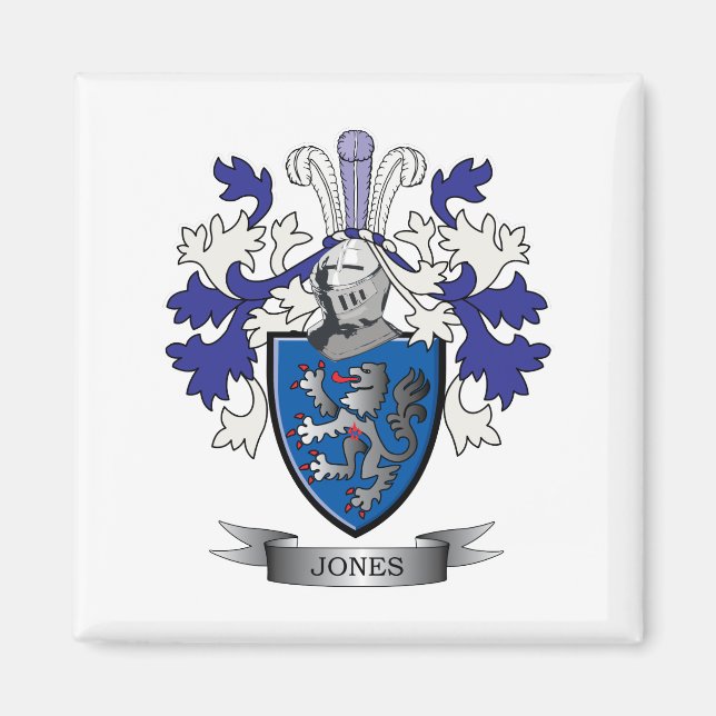 Imán Escudo de armas de Jones (Frente)