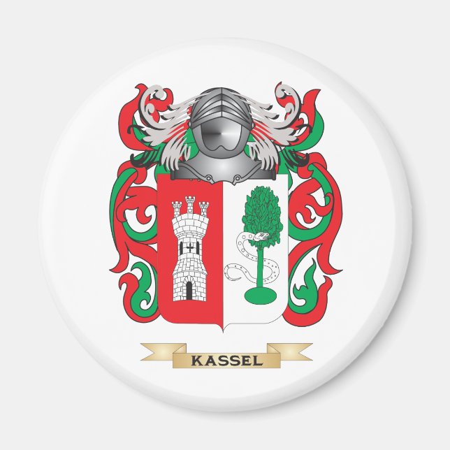 Imán Escudo de armas de Kassel (reposo familiar) (Frente)