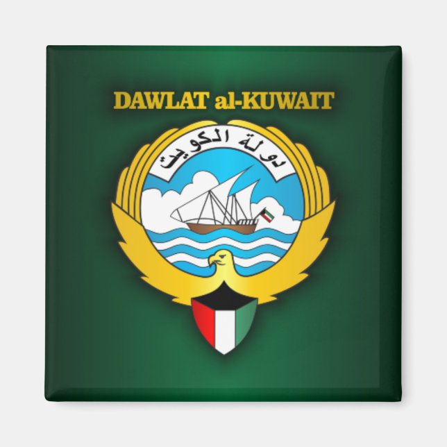 Imán Escudo de armas de Kuwait (Frente)