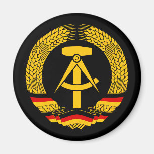 Imán Escudo de armas de la Alemania Oriental/sello del