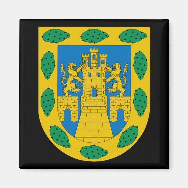 Imán Escudo de armas de la Ciudad de México (Frente)
