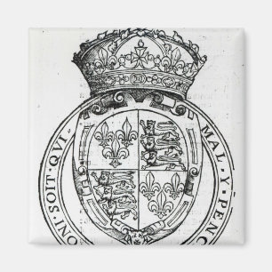 Imán Escudo de armas de la reina Elizabeth I