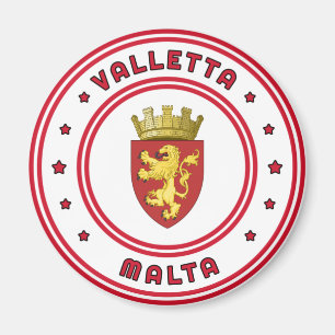 Imán Escudo de armas de La Valeta, Malta