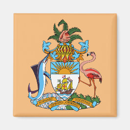 Imán Escudo de armas de las Bahamas (Abaco, Eleuthera)