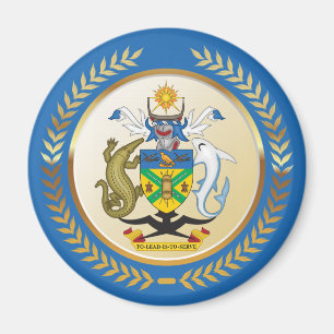 Imán Escudo de armas de las Islas Salomón