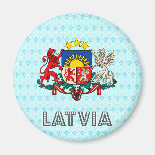 Imán Escudo de armas de Letonia