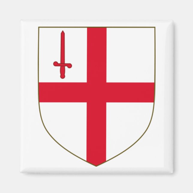 Imán Escudo de armas de Londres (Frente)