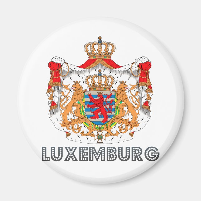 Imán Escudo de armas de Luxemburgo (Frente)