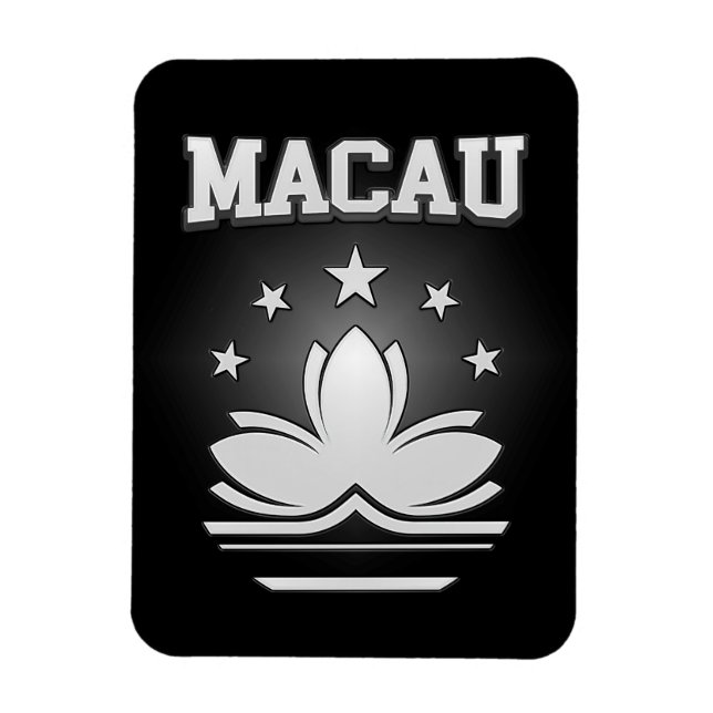 Imán Escudo de armas de Macao (Vertical)