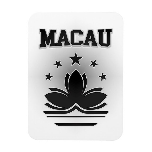 Imán Escudo de armas de Macao (Vertical)