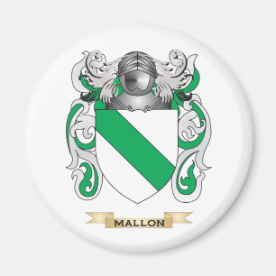Imán Escudo de armas de Mallon (escudo de la familia)
