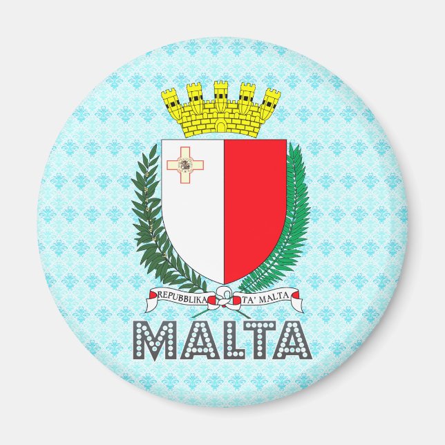 Imán Escudo de armas de Malta (Frente)