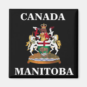 Imán Escudo de armas de Manitoba