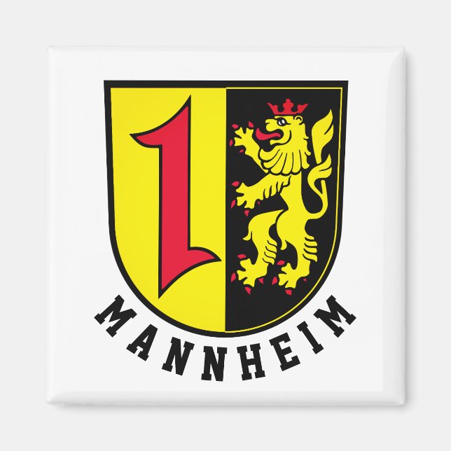 Imán Escudo de armas de Mannheim (Frente)