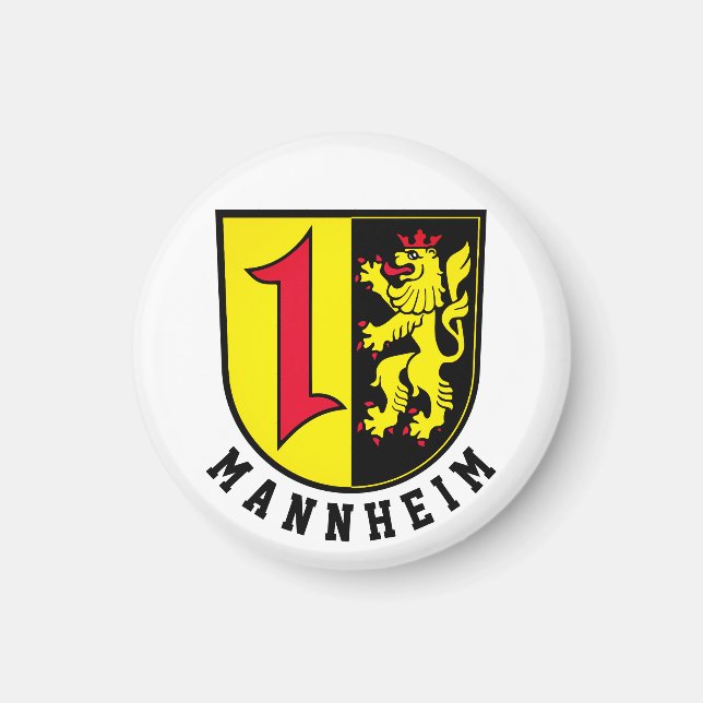 Imán Escudo de armas de Mannheim (Frente)