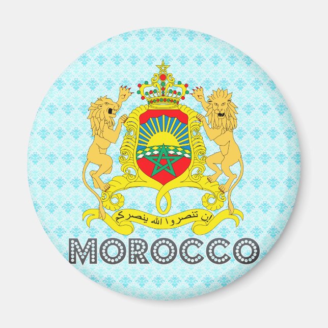 Imán Escudo de armas de Marruecos (Frente)