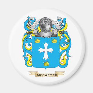 Imán Escudo de armas de McCarter (escudo de la familia)