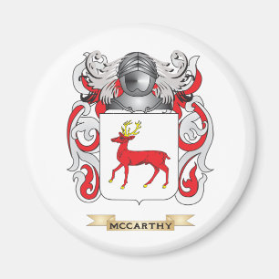 Imán Escudo de armas de McCarthy (escudo de la familia)