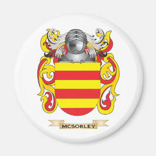Imán Escudo de armas de McSorley (escudo de la familia)