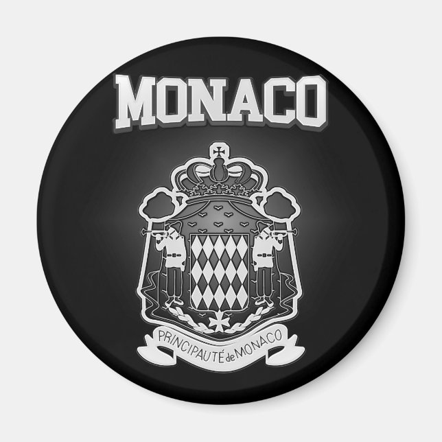 Imán Escudo de armas de Mónaco (Frente)