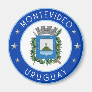Imán Escudo De Armas De Montevideo