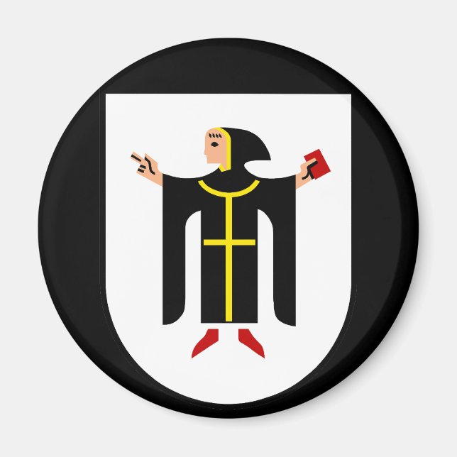 Imán Escudo de armas de Múnich (Frente)