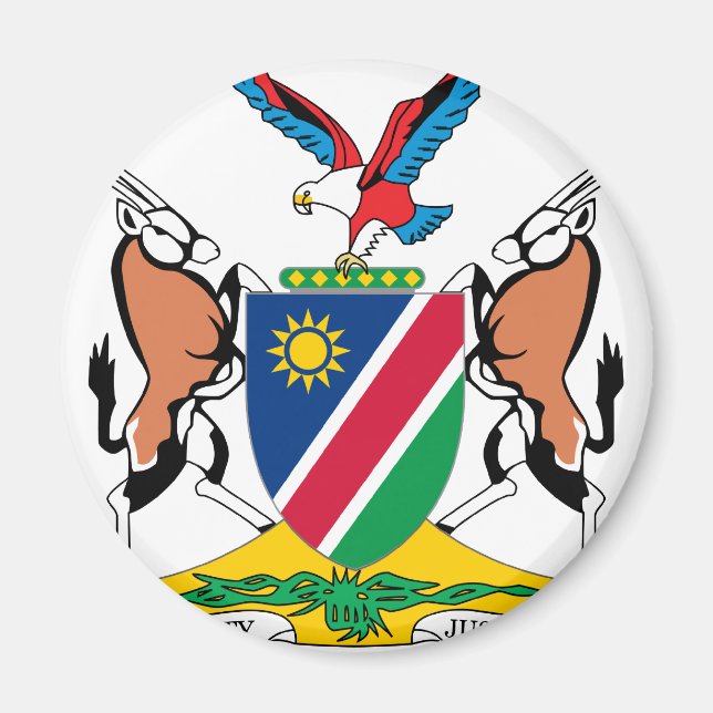 Imán Escudo De Armas De Namibia (Frente)