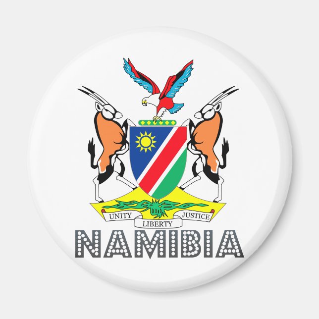 Imán Escudo de armas de Namibia (Frente)