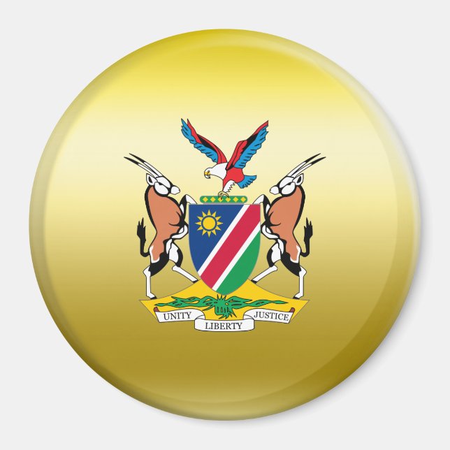 Imán Escudo de armas de Namibia (Frente)